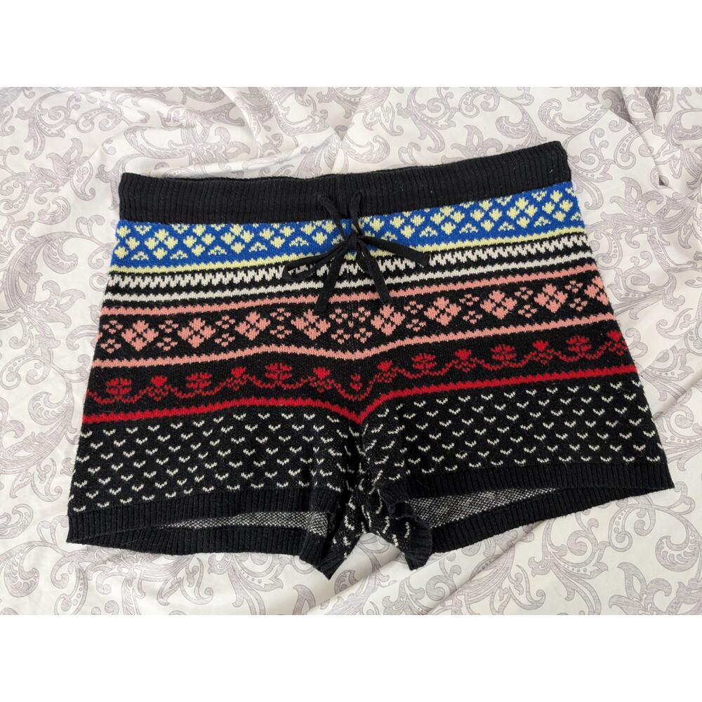 american eagle cotton blend sweater knit shorts size medium